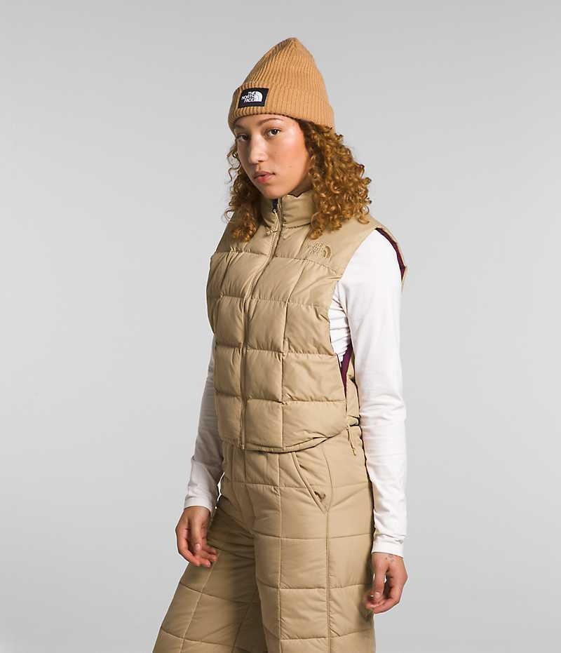 The North Face Lhotse Reversible Vest Dame Khaki | NORGE USORLT