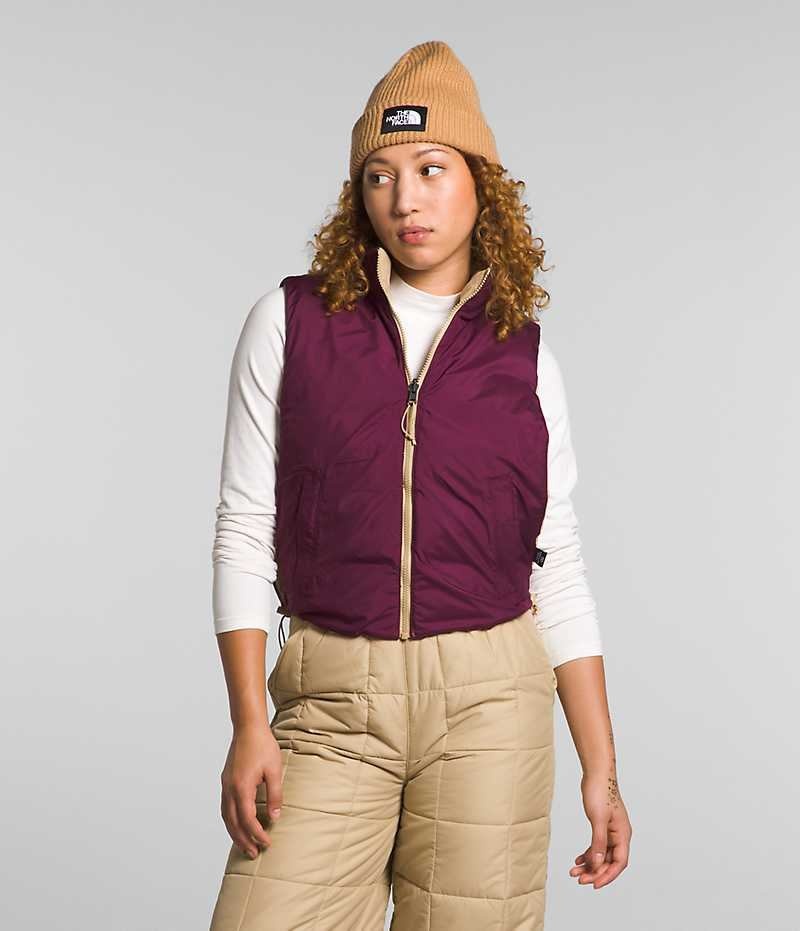 The North Face Lhotse Reversible Vest Dame Khaki | NORGE USORLT