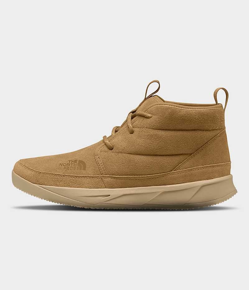 The North Face NSE Chukkas Semsket Skinn Vinterstøvler Herre Brune | OSLO QFZLIU