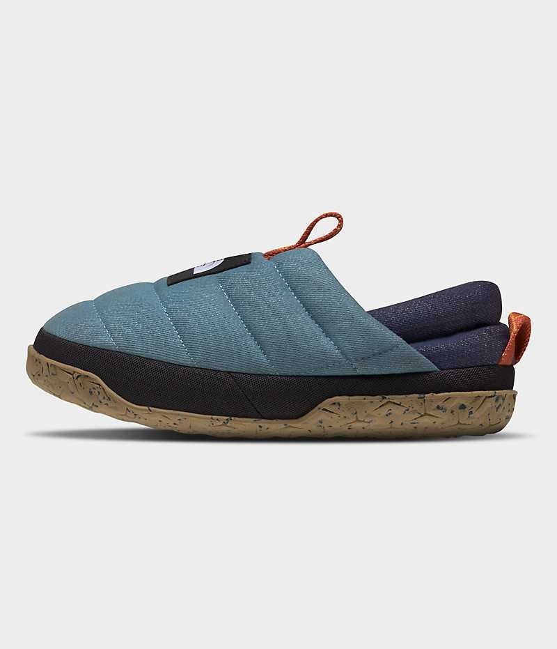 The North Face Nuptse Denim Mules Dame Blå | OSLO GPSXOM