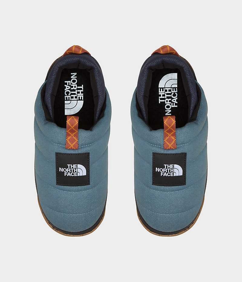 The North Face Nuptse Denim Mules Herre Blå | NORGE QVJFUB