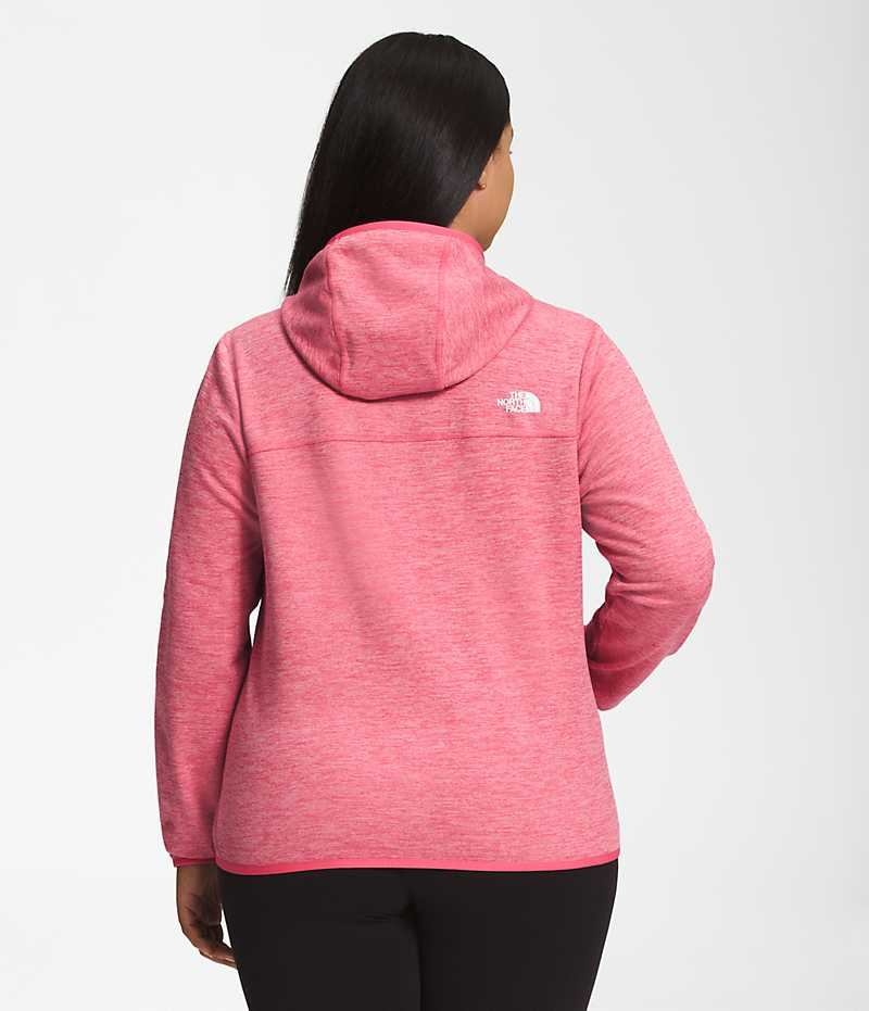 The North Face Plus Canyonlands Hoodie Fleecejakker Dame Rosa | OSLO OEWXHF