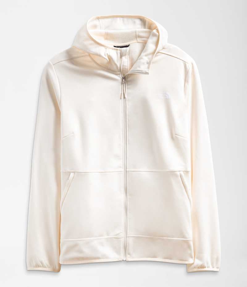 The North Face Plus Canyonlands Hoodie Fleecejakker Dame Hvite | NORGE LBSNIY