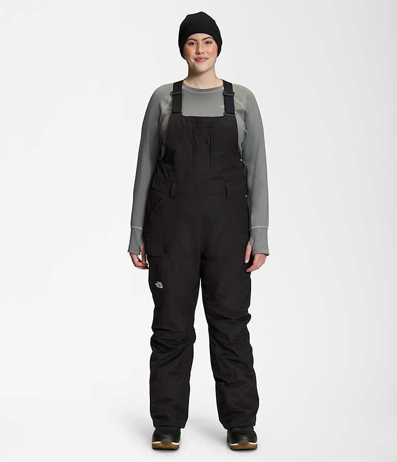 The North Face Plus Freedom Bib Bukser Dame Svarte | NORGE QYLZFS