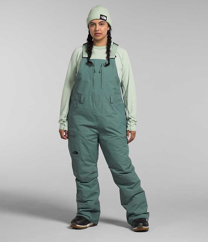 The North Face Plus Freedom Insulated Bib Bukser Dame Grønn | OSLO XIFCLB