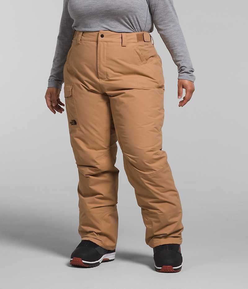 The North Face Plus Freedom Isolerte Bukser Dame Khaki | NORGE AMHDKP