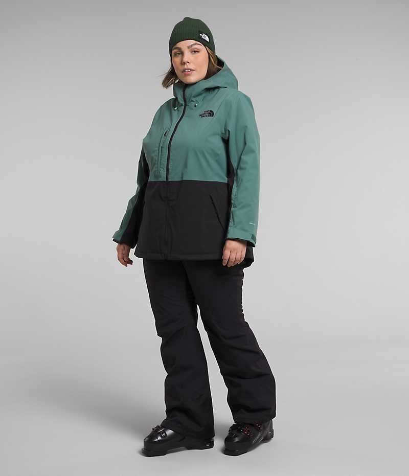 The North Face Plus Freedom Stretch Isolerte Jakker Dame Grønn Svarte | OSLO UHXKQV