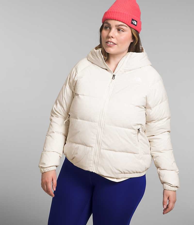 The North Face Plus Hydrenalite™ Hoodie Dunjakke Dame Hvite | NORGE KFBYIV