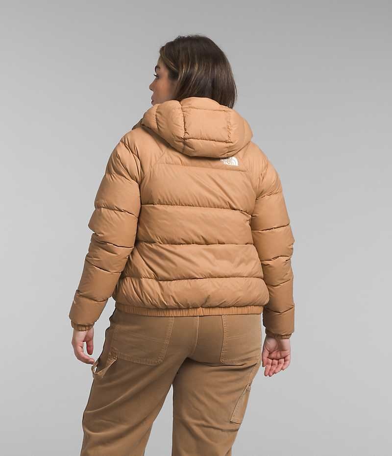 The North Face Plus Hydrenalite™ Hoodie Dunjakke Dame Khaki | NORGE ZHEFWL