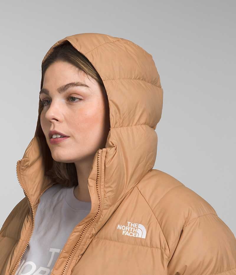 The North Face Plus Hydrenalite™ Hoodie Dunjakke Dame Khaki | NORGE ZHEFWL