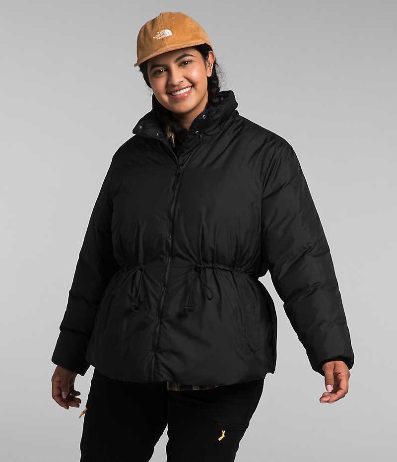 The North Face Plus Lhotse Reversible Dunjakke Dame Svarte | OSLO HIPZDA