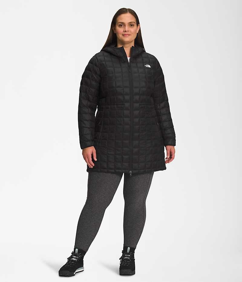 The North Face Plus ThermoBall™ Eco Parka Dame Svarte | NORGE KJLINY