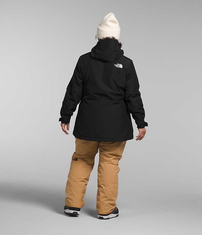 The North Face Plus ThermoBall™ Eco Snow Triclimate® Isolerte Jakker Dame Svarte | NORGE OUDHTR