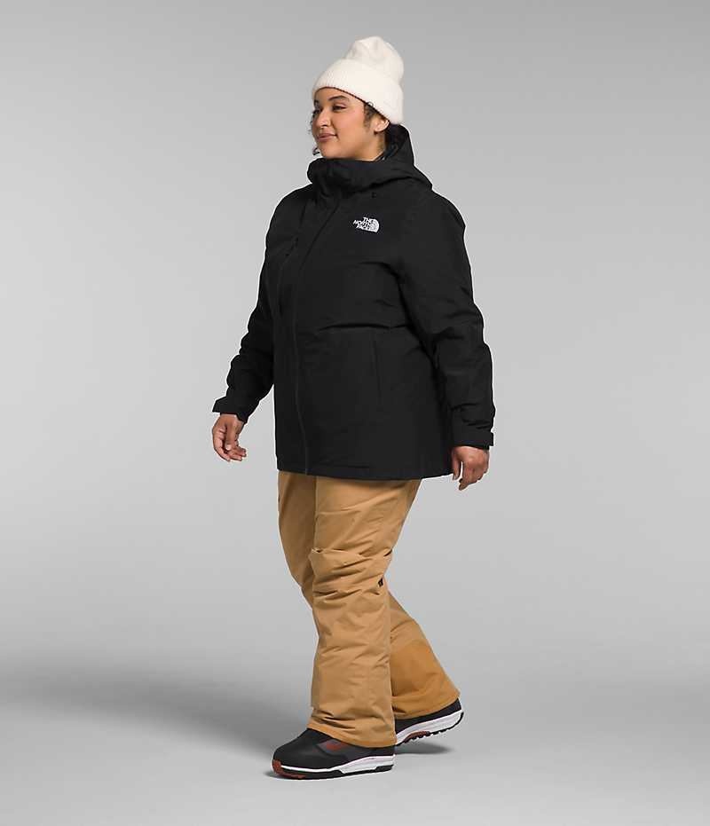 The North Face Plus ThermoBall™ Eco Snow Triclimate® Isolerte Jakker Dame Svarte | NORGE OUDHTR