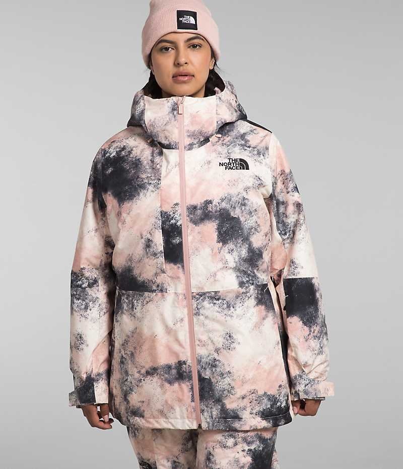 The North Face Plus ThermoBall™ Eco Snow Triclimate® Isolerte Jakker Dame Rosa | OSLO AGXPYI