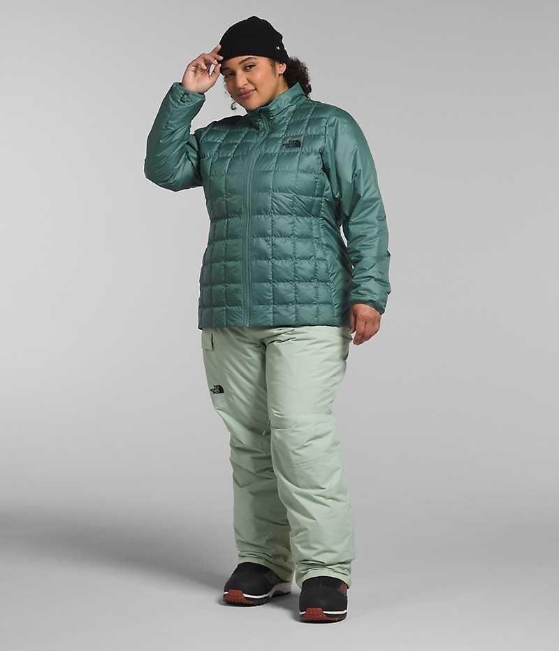 The North Face Plus ThermoBall™ Eco Snow Triclimate® Isolerte Jakker Dame Grønn | OSLO JWCEMZ