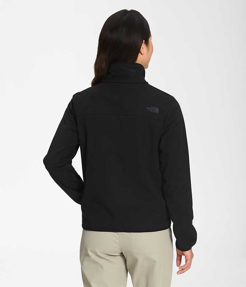 The North Face Polar Osito ¼-Zip Sweatshirt Dame Svarte | NORGE BKDYWM