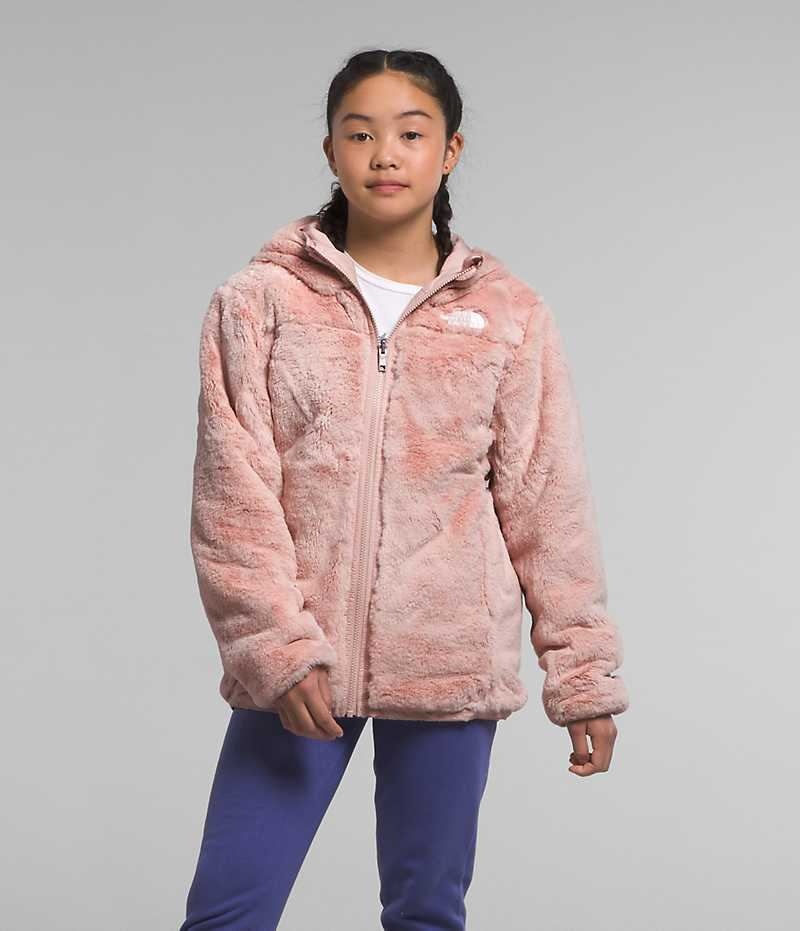 The North Face Reversible Mossbud Parka Jente Rosa | NORGE ZKQUXH