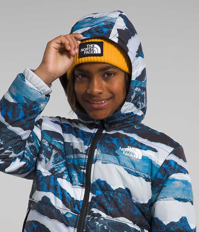 The North Face Reversible Mt Chimbo Full-Zip Hette Fleecejakker Gutt Blå | OSLO MIWSBY