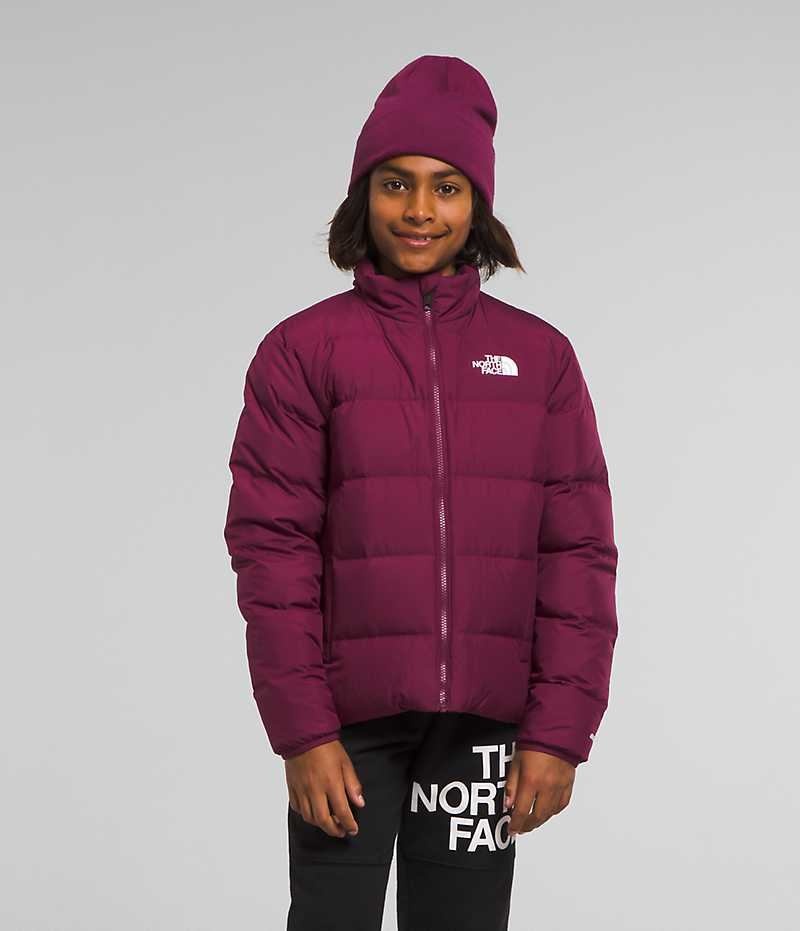 The North Face Reversible North Dunjakke Gutt Burgunder | OSLO DQVXSN