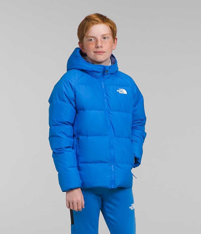 The North Face Reversible North Hette Dunjakke Gutt Blå | NORGE GHCQRU