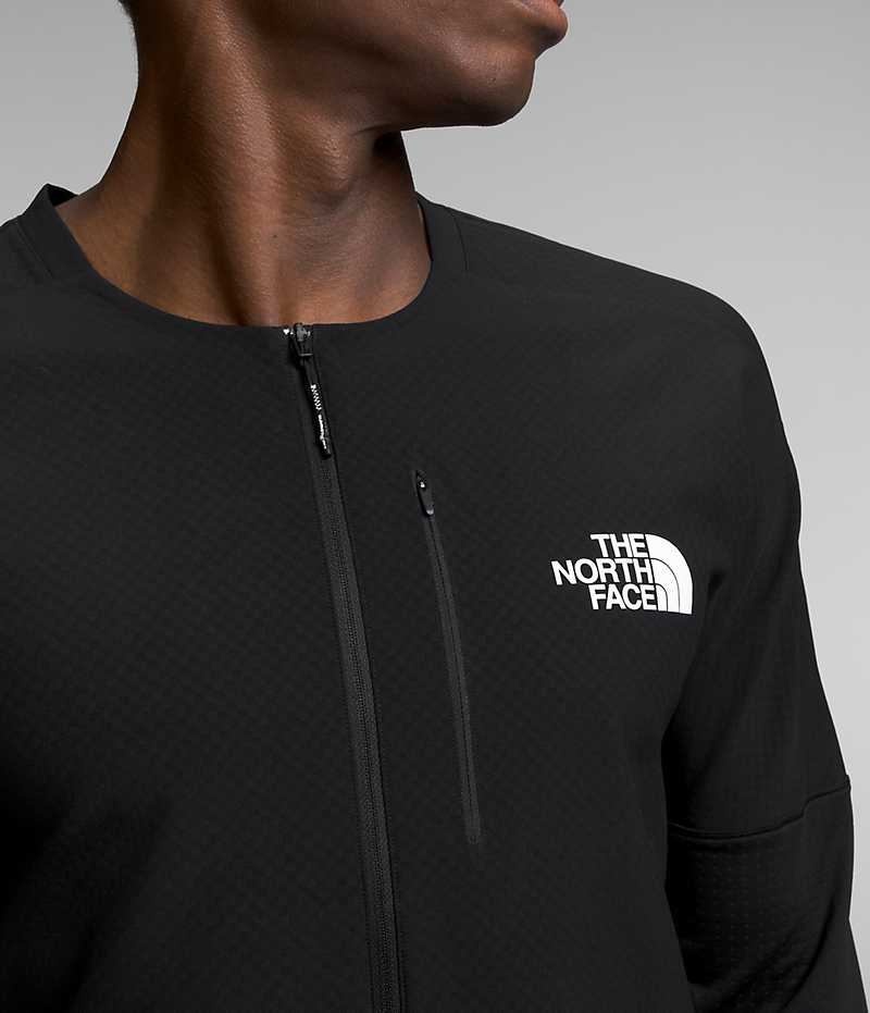 The North Face Summit Series Altimetro ¾-Zip Top Sweatshirt Herre Svarte | NORGE TLJEPI