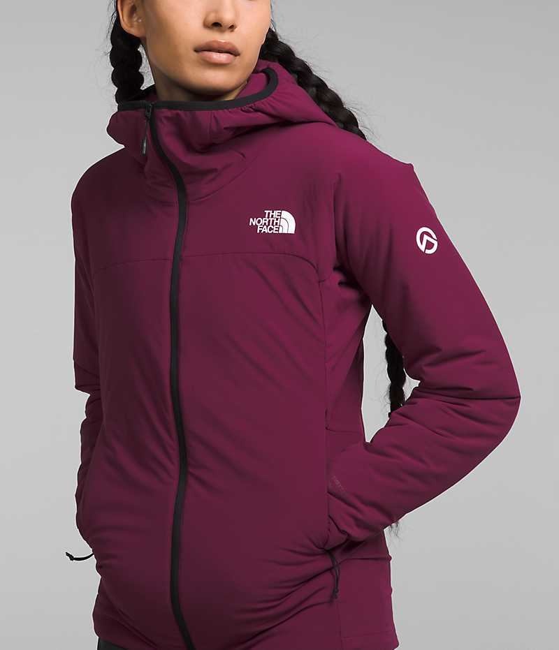 The North Face Summit Series Casaval Hoodie Hybrid Jakke Dame Fuchsia | NORGE PJSMBA