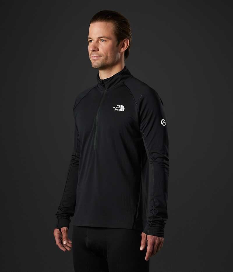 The North Face Summit Series Crevasse ½-Zip Sweatshirt Herre Svarte | OSLO VNYZSI