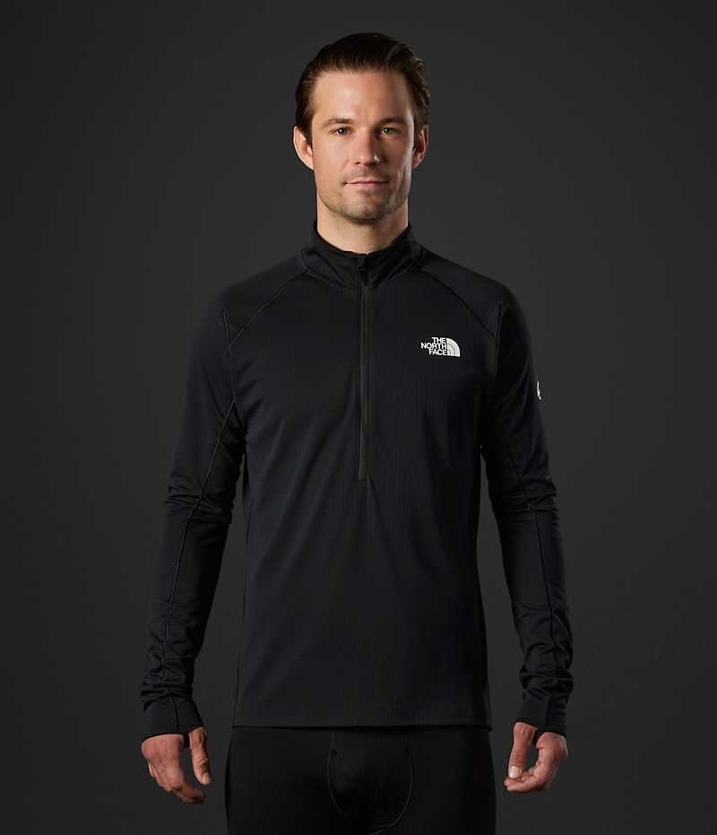 The North Face Summit Series Crevasse ½-Zip Sweatshirt Herre Svarte | OSLO VNYZSI