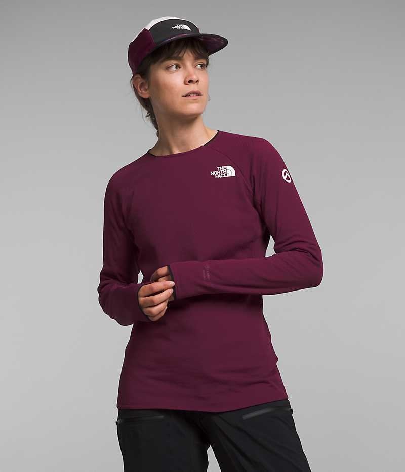 The North Face Summit Series FUTUREFLEECE™ Crew Pullover Dame Burgunder | NORGE HPTIRF