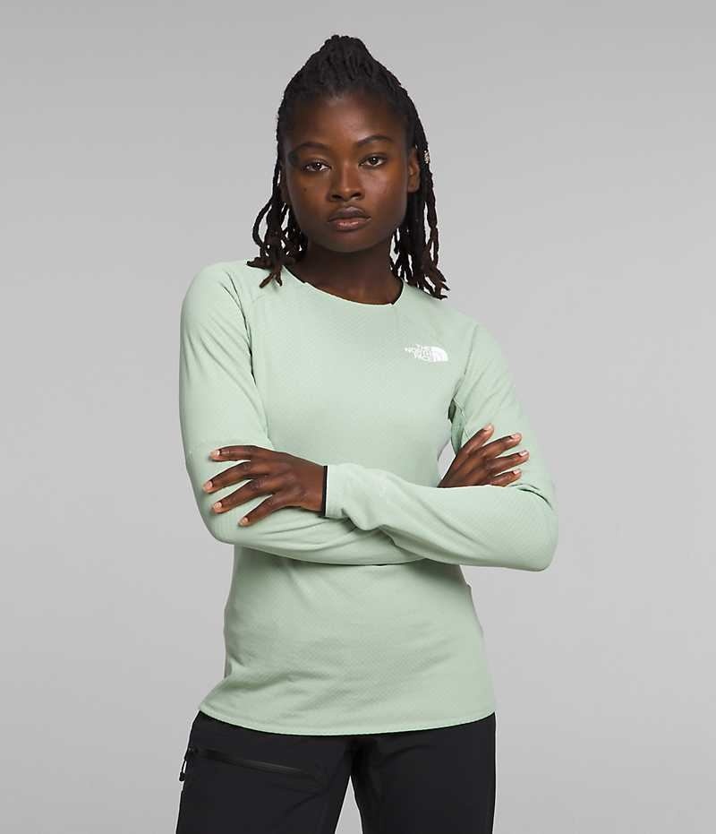 The North Face Summit Series FUTUREFLEECE™ Crew Sweatshirt Dame Mint | OSLO OIKJBP