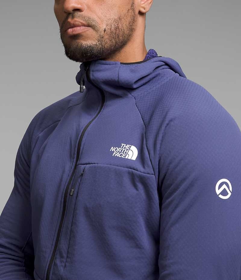 The North Face Summit Series FUTUREFLEECE™ Full-Zip Hoodie Fleecejakker Herre Blå | NORGE VSZDKL