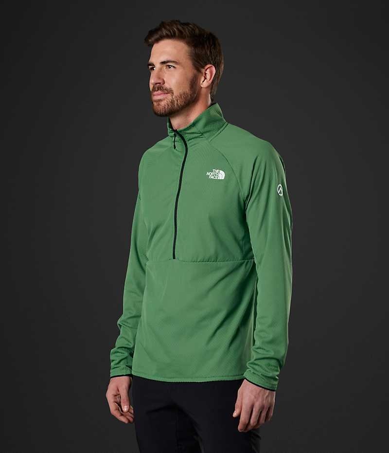 The North Face Summit Series FUTUREFLEECE™ LT ½-Zip Pullover Herre Grønn | NORGE RZAEJW