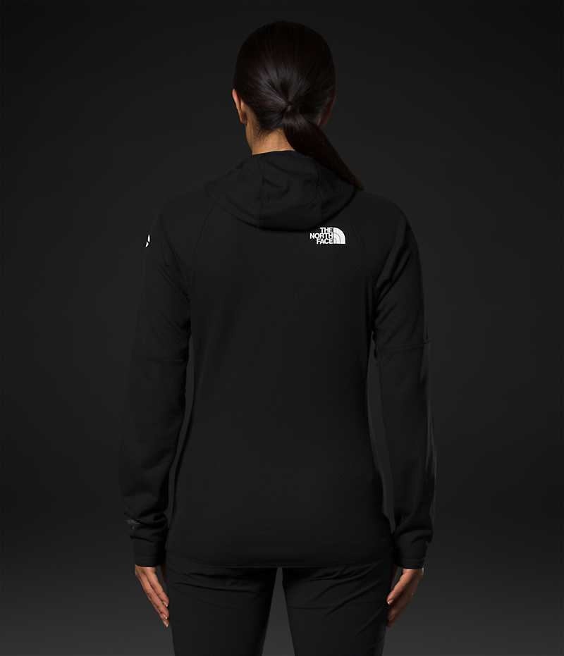 The North Face Summit Series FUTUREFLEECE™ Full-Zip Hoodie Fleecejakker Dame Svarte | NORGE PQGXTU