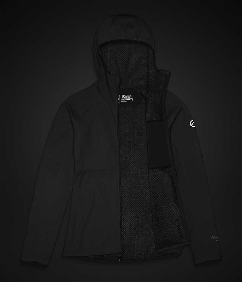 The North Face Summit Series FUTUREFLEECE™ Full-Zip Hoodie Fleecejakker Dame Svarte | NORGE PQGXTU