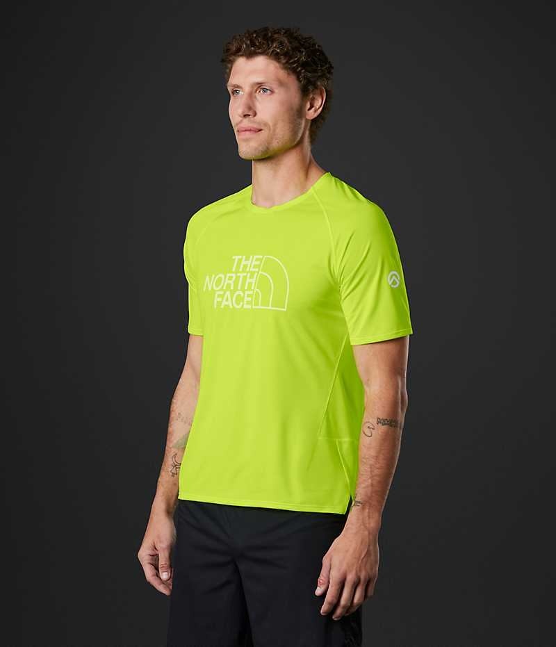 The North Face Summit Series High Trail Run Kort Sleeve T-Skjorte Herre Grønn | OSLO IFGADE