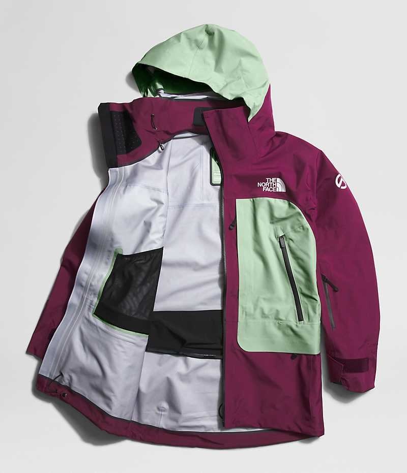 The North Face Summit Series Verbier GTX Isolerte Jakker Dame Fuchsia Mint | OSLO RMLXHT