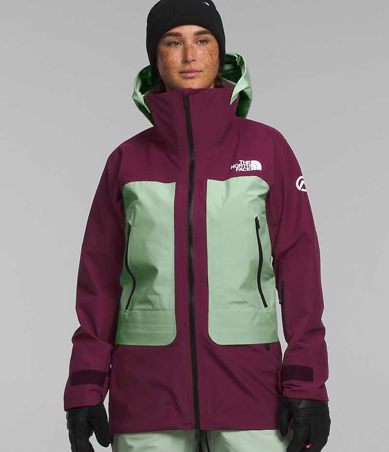 The North Face Summit Series Verbier GTX Isolerte Jakker Dame Fuchsia Mint | OSLO RMLXHT