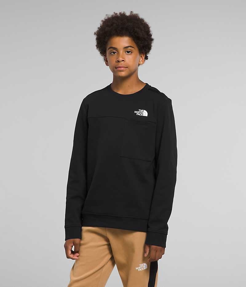 The North Face TNF™ Tech Crew Pullover Gutt Svarte | OSLO SWAVJZ