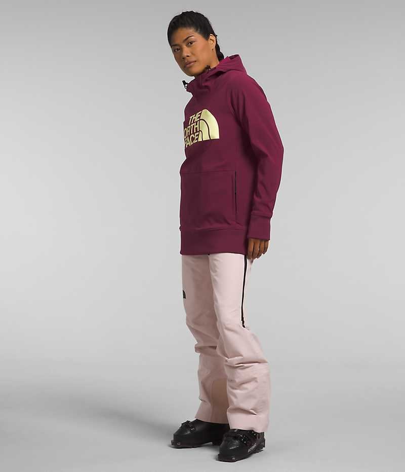 The North Face Tekno Pullover Hettegenser Dame Fuchsia | NORGE YXVBPK