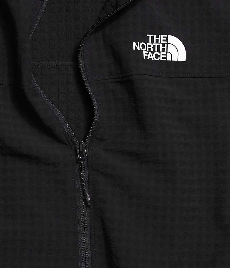 The North Face Tekware™ Grid Full-Zip Fleecejakker Dame Svarte | NORGE YBGTUR