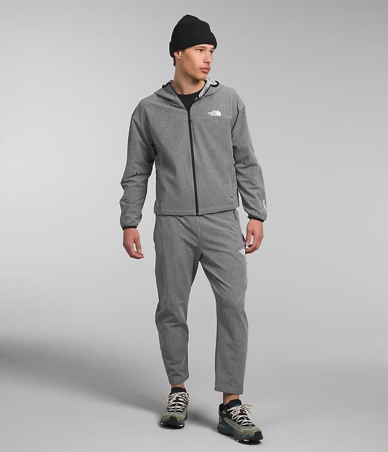 The North Face Tekware™ Grid Hoodie Fleecejakker Herre Grå | NORGE YPDZCN