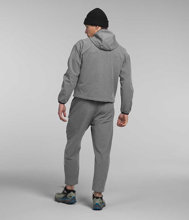 The North Face Tekware™ Grid Hoodie Fleecejakker Herre Grå | NORGE YPDZCN