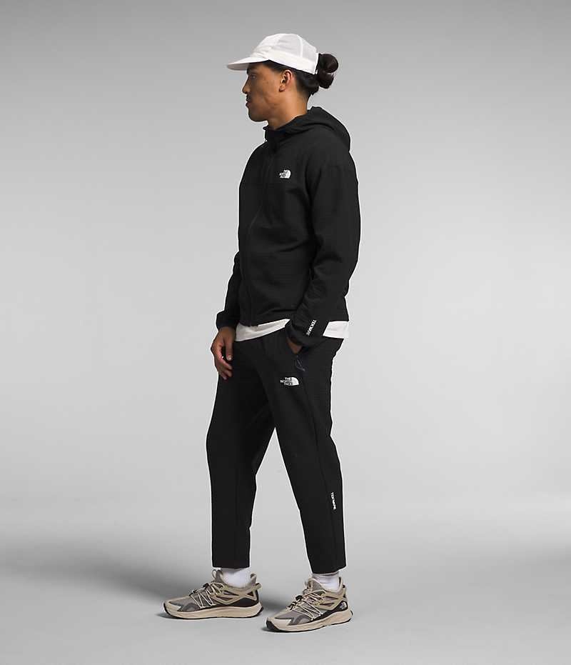 The North Face Tekware™ Grid Hoodie Fleecejakker Herre Svarte | NORGE UXCVMY