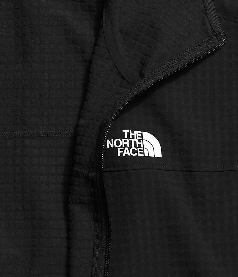 The North Face Tekware™ Grid Hoodie Fleecejakker Herre Svarte | NORGE UXCVMY