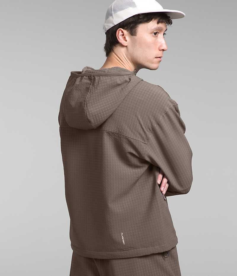 The North Face Tekware™ Grid Hoodie Fleecejakker Herre Brune | OSLO BMWHAG