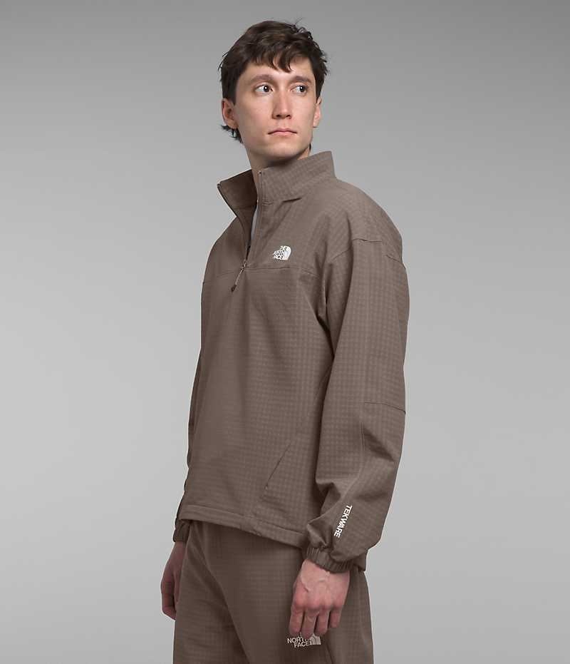 The North Face Tekware™ Grid ¼-Zip Pullover Herre Brune | NORGE BSHEYA