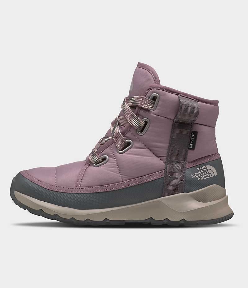 The North Face ThermoBall™ Blonder Up Luxe Vanntette Vinterstøvler Dame Fuchsia | OSLO NMRSVL