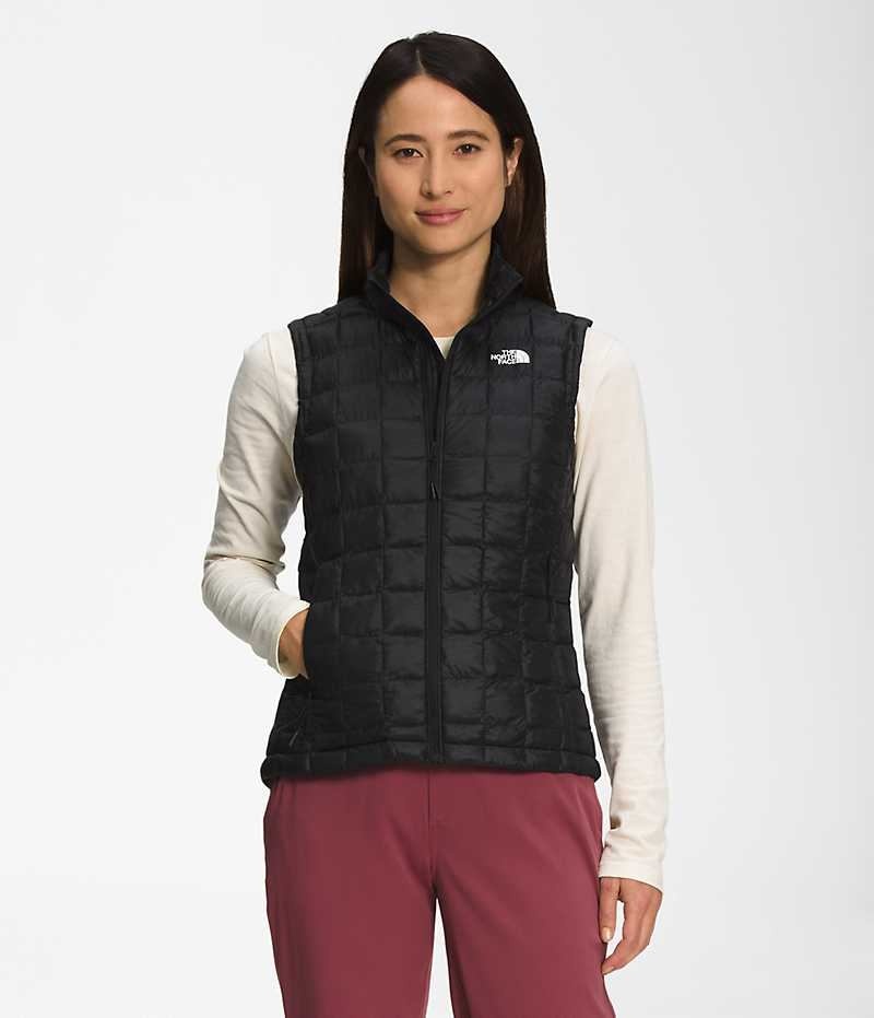 The North Face ThermoBall™ Eco 2.0 Dunvest Dame Svarte | NORGE MRCFIL