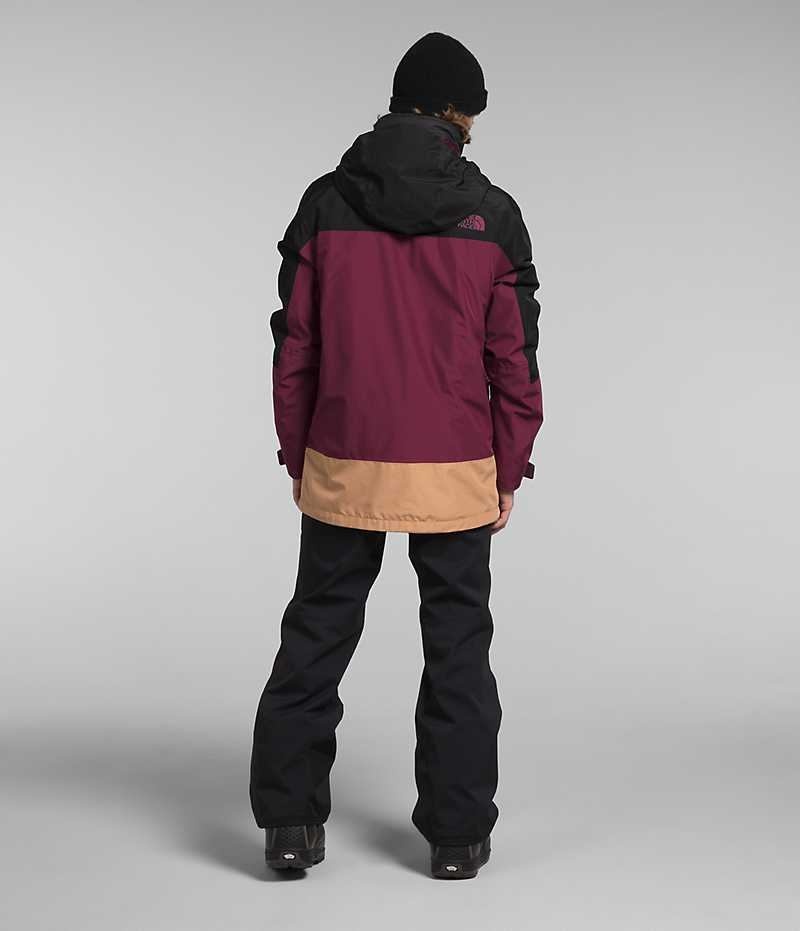 The North Face ThermoBall™ Eco Snow Triclimate® Hettejakke Herre Fuchsia Svarte | NORGE TPGFQV